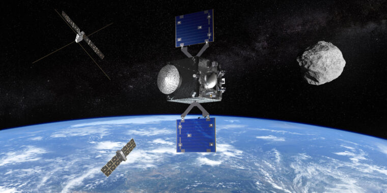 ESA s Ramses mission to asteroid Apophis pillars