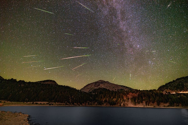 Perseid shower