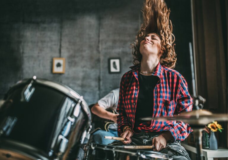 Teen drummer