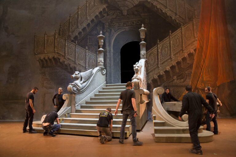 Backstage at Paquita Paris Opera Ballet