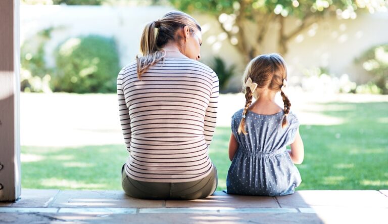 mother talking to doctor