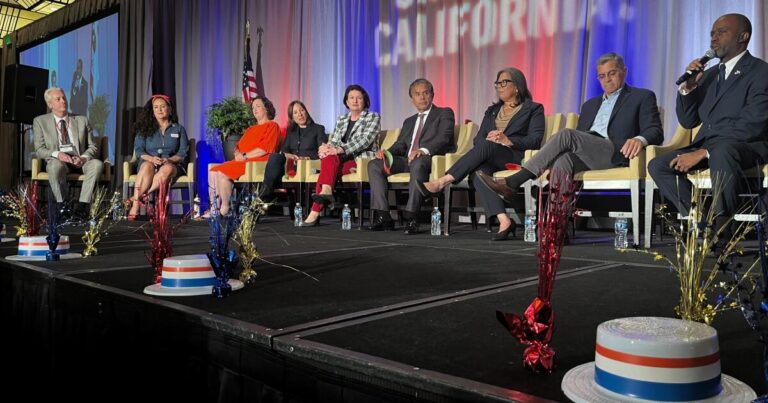 urlhttps3A2F2Fcalifornia times brightspot.s3.amazonaws.com2F182Fb12Feb5fa2244a6f9c7f2482fc3556492Fla me gubernatorial candidates labor conference 001